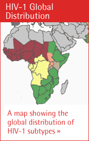 HIV-1 Global Distribution