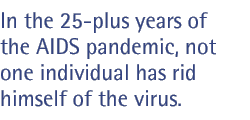 In the U.S. ... an estimated 40,000 AIDS patients no longer respond to treatment.