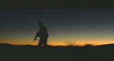 photograph of a soldier in afghanistan