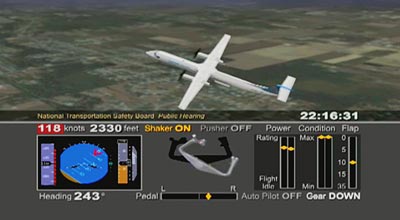 simulation of 3407 crash