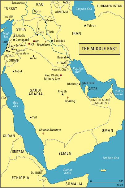 Overview of the middle east