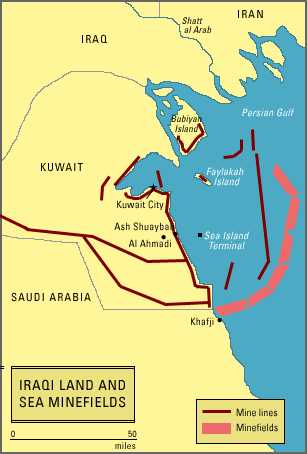 iraqi minefields