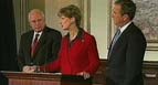 photo of vice president cheney, secretary whitman, president bush