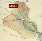 map of iraq