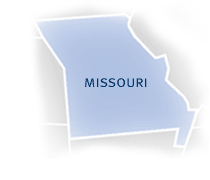 outline of the state of missouri