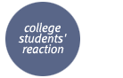 college students' reaction