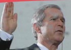 bush being sworn in