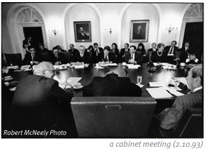 a cabinet meeting (2.10.1993)