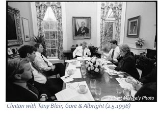 clinton with tony blair