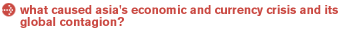 What Caused Asia's Economic and Currency Crisis and Its Global Contagion?