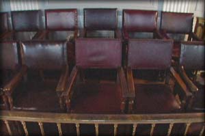 photo of a jury box