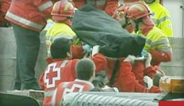 photo of casualties from madrid train bombing