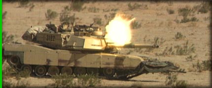 a tank firing