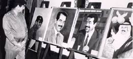 saddam and his pictures