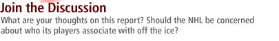 Join the Discussion: Do you think the Russian Mafia is influencing hockey games?  Or are they just establishing a presence in North America?