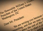 letter to clinton