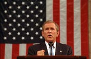 president bush addressing