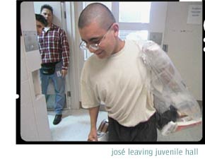 photo of jose leaving juvenile hall