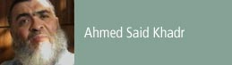 ahmed said khadr