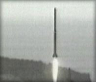 photo of a taepodong missile launch