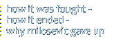 How It was Fought-How it Ended-Why Milosevic Gave Up