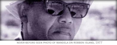 Never-before-seen photo of Mandela on Robben Island, 1977