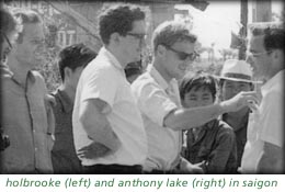 holbrooke with anthony lake in saigon