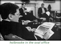 holbrooke in the oval office