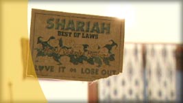 photo of a sticker for shariah