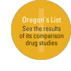 oregon's list: See the results of it's comparison drug studies