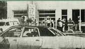 photo of the gas station