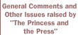 General Comments and Other Issues raised by FRONTLINE's - The Princess and the Press