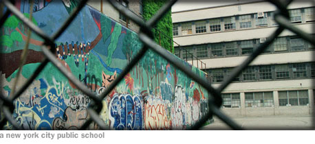 photo of a new york city intermediate (middle) school