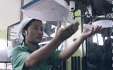 photo of chinese factory workers