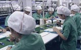 photo of chinese factory workers