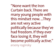 After Yeltsin resigned in December '99, there was created a pure monarchial type of transfer of power.  Once again, it appeared that Yeltsin was a czar.