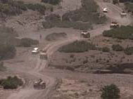 pakistani tanks on a road