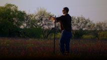 Eric Leaning On Fence