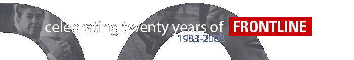 celebrating twenty years of FRONTLINE: 1983-2003